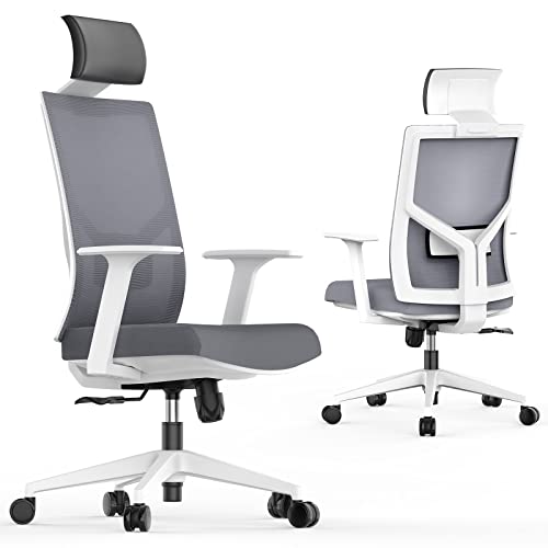 Season wind Ergonomic Office Chair, Home Office Desk Chairs with Wheels, Grey | The Storepaperoomates Retail Market - Fast Affordable Shopping