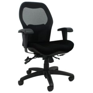BodyBilt Seating Sola LT Ergonomic Office Chair | Comfortable Mid Back Computer Chair | Back Support Office Chair | Ultra-Soft | Ergonomic Lumbar Support Chair | Swivel Computer Task Chair