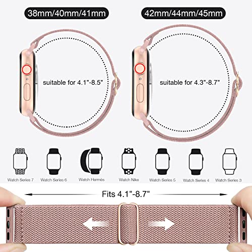 BELONGME 6 Packs Stretchy Nylon Solo Loop for Apple Watch Band Series Ultra SE 8 7 6 5 4 3 2 1 40mm 38mm 44mm 42mm 45mm 41mm 49mm, Women and Men Sport Apple Watch Bands Replacement for iWatch Bands | The Storepaperoomates Retail Market - Fast Affordable Shopping