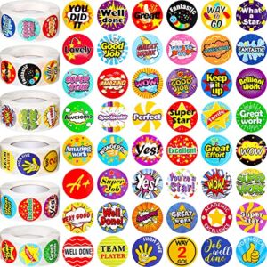 3000 Pcs Reward Stickers for Teachers, Stickers for Kids in 42 Designs, 1 Inch School Stickers on Sheets Teacher Supplies for Classroom, Potty Training Stickers, Motivational Stickers