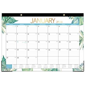 2023 Desk Calendar – Desk Calendar 2023, Jan 2023 – Dec 2023, 16.8″ x 12″, Large Ruled Blocks, Tear Off Design, Thick Paper with 2 Corner Protectors, Best Desk/Wall Calendar for Planning or Organizing
