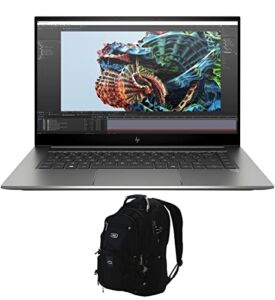 HP ZBook Studio G8 Home & Business Laptop (Intel i7-11800H 8-Core, 16GB RAM, 2TB m.2 SATA SSD, T1200, 15.6″ 60Hz Full HD (1920×1080), Win 10 Pro) with Travel & Work Backpack