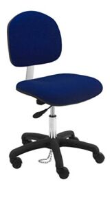 BenchPro Deluxe ESD Fabric Chair with Nylon Base, 17″-22″ Seat Height Adj. 450 lb Capacity.