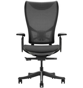 WESTHOLME Nanoflex – Fully Adjustable Desk Chair, Executive Mesh Office Chair, Comfortable Ergonomic Desk Chair, Gaming Office Chair – Black