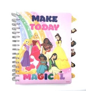 Disney Princess Journal Notebook – Spiral Bound – 144 Pages – 8 x 7 inches