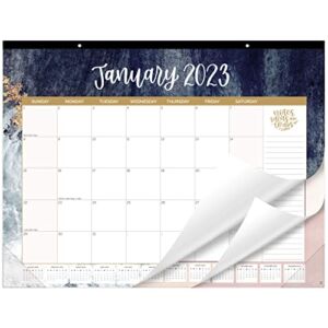 bloom daily planners 2023 Calendar Year Desk/Wall Monthly Calendar Pad (January 2023 – December 2023) – Large 21″ x 16″ Hanging or Desktop Blotter – Watercolor