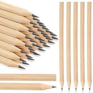 100 Pieces Natural Wooden Pencils Hexagonal Grip Pencils HB Graphite Pencil Pack Wood Pencils for Classroom Office Home Writing Drawing Sketching