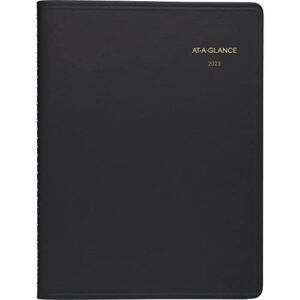 AT-A-GLANCE 2023 Monthly Planner, 9″ x 11″, Large, 15 Months, Black (7026005)