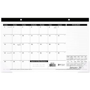 AT-A-GLANCE 2023 Desk Calendar, Desk Pad Calendar, 17-3/4″ x 11″, Compact (SK1400)