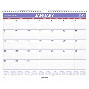 AT-A-GLANCE 2023 Wall Calendar, 15″ x 12″, Medium Wide, Spiral Bound, Monthly (PM828)