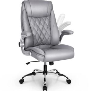 ENDBAG Plush Velvet Office Chair, Pearl Blush