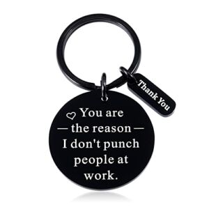 Coworker Leaving Office Gifts for Women Men Colleague Going Away Thank You Keychain Appreciation Gift for Her Him Leader Mentor Coworkers Christmas Birthday Boss Day Retirement Farewell Promotion Gift