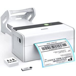 Thermal Shipping Label Printer, Osoeri 4X6 Printer, 203dbi Barcode Labelwriter Prints Extra-Wide Shipping Labels (UPS, FedEx, USPS) from Amazon, Ebay, Etsy Shopify, etc, Perfect for Ecommerce Sellers