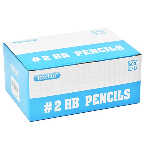 Rarlan Wood-Cased #2 HB Pencils, Pre-sharpened, 500 Count Bulk Pack | The Storepaperoomates Retail Market - Fast Affordable Shopping