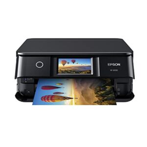 Epson Expression Photo XP-8700 Wireless All-in-One Printer with Built-in Scanner and Copier and 4.3″ Color Touchscreen