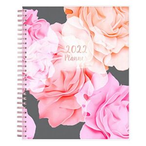 Blue Sky 2022 Monthly Planner, January 2022 – December 2022, 8″ x 10″, Frosted Flexible Cover, Wirebound, Joselyn (110395-22)