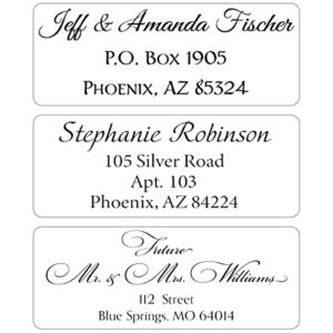 Personalized Return Address Labels – Customize Quantity and Designs – Christmas Address Labels – Easy to Peel, Guaranteed to Stick and Stay, On Blank Mailing Labels, Pack of 120 Labels.