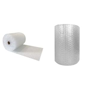 uBoxes Large Bubble 24-Inches Wide (65-Feet), Large Bubble Roll (BUBLR0240065) & Bubble Cushioning 24″ wide Wrap x 100′ Long Medium Bubbles 5/16″