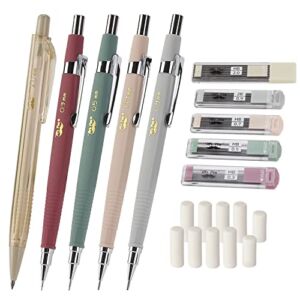 Mr. Pen- Mechanical Pencil Set with Leads and Eraser Refills, 5 Sizes – 0.3, 0.5, 0.7, 0.9 and 2 Millimeters, Sketching Pencils, Drafting Pencil, Christmas Gifts