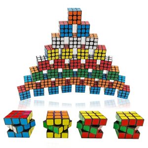 48 Pcs Mini Cube Puzzle Toy for Party Favors, 1.2 Inch 3 * 3 Cube Stress Relief Toys Classroom School Prizes, Goodie Bag Stuffers Party Supplies Birthday Halloween for Kids Students