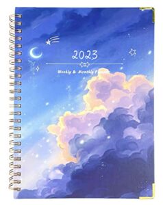 Planner 2023 – 2023 Planner Weekly and Monthly ,January 2023 to December 2023, 6.4″x 8.5″, 2023 Planner with Flexible Cover, Planner with Coated Tabs, Inner Pocket, Perfect Daily Organizer
