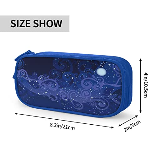 2022 Modern Theme by jarenap,Big Capacity Pencil Case Bag Pen Boxes,Technological Futuristic Geometric,For Girls Boys Supplies For College Students Middle High School,Pale Blue Grey Hot Pink,Blue | The Storepaperoomates Retail Market - Fast Affordable Shopping