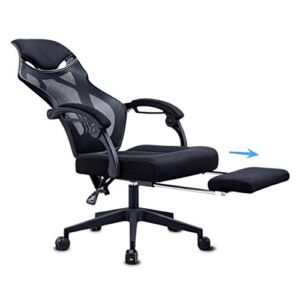 YDXNY Ergonomic Office Chair, High-Back Desk Chair, Reclining Computer Chair, Adjustable Seat Cushion, Breathable Mesh Back