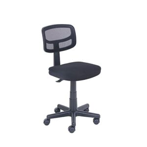 PIMXL Mesh Task Chair with Plush Padded Seat (Color : Black)