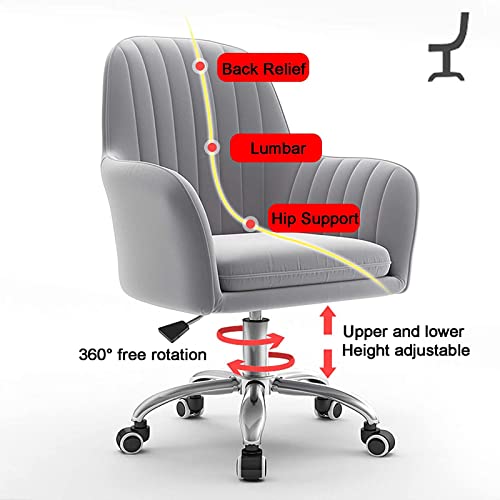 Home Office Chair Swivel Desk Chair Ergonomic Study Chair, Adjustable Height Mid-Back Modern Accent Chair, Mid-Back Rolling Executive Task Chairs,F | The Storepaperoomates Retail Market - Fast Affordable Shopping