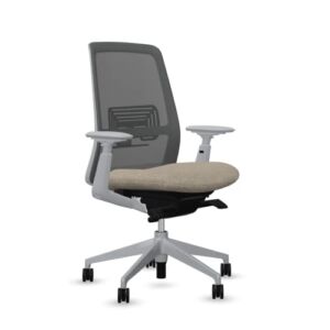 Haworth Soji Desk Chair for Home Office or Workspace – Fully Adjustable Arms and Flexible Mesh Back – with Lumbar Support (Archway)