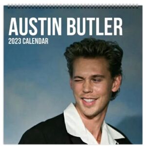 2023 Austin Butler Wall Calendar, Celebrity Wall Calendar, Elvis Wall Calendar, 2023 Calendar, Gift for Daughter