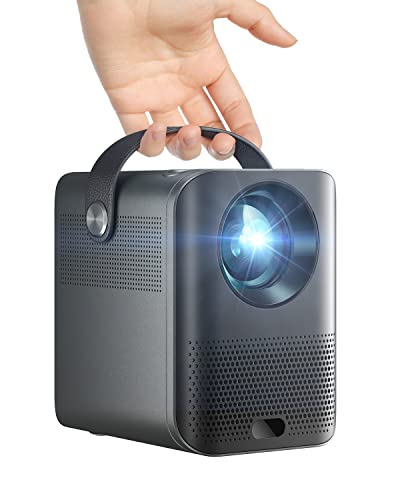WiFi Projector Native 1080P, 4K Supported Portable Projector Netflix-Licensed, Android TV 10.0 Movie Projector with 9000Lumens, 2.4/5G WiFi, 4D Keystone Correction, 120″ Screen and Google Assistant | The Storepaperoomates Retail Market - Fast Affordable Shopping