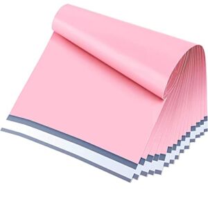 Poly Mailers Self-Seal Shipping Bags, Packaging Bags, Shipping Envelopes, Packaging for Small Business, Boutique, Clothing (8 * 12 inch, Pink)
