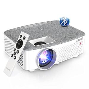Movie Projector HD Outdoor Projector 1080P Supported Bluetooth 200″ Display 9500Lumens Compatible with TV Stick, Video Games, Phone, VGA, AV, TF, USB, HDMI