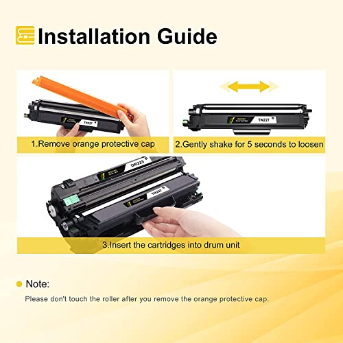 SHEENGO TN-227BK/C/M/Y High Yield Compatible Toner Cartridges Replacement for Brother TN-227 TN227BK TN223BK for MFC-L3770CDW HL-L3230CDW HL-L3290CDW HL-L3210CW MFC-L3710CW Printer(TN227, 4 Pack) | The Storepaperoomates Retail Market - Fast Affordable Shopping