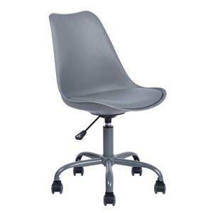 FurnitureR Ergonomic Black Teen Desk Chair, Small Office Chair Adjustable Desk Chair Swivel Office Computer Task Chair…