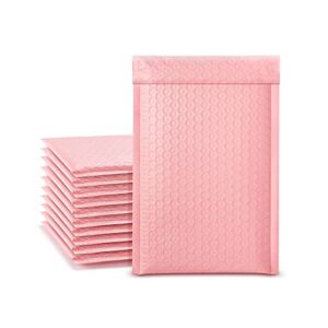 Supfive Pink Bubble Mailers 6×10″ 25Pcs, Poly Padded Mailer Envelopes, Mailing, Shipping, Packaging Supplies for Small Business (25pcs)