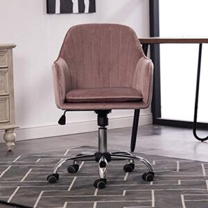 YFQHDD Computer Chair Household Desk Chair Fashion Office Chair Home Fabric Writing Chair Rotating Happy Swivel Chair (Color : E)