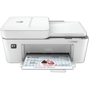 VersaCheck DeskJet 4155 MX MICR All-in-One Check Printer Gold Check Printing Software Bundle,White