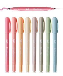 Mr. Pen- Dual Tip Highlighters, Vintage colors, 8 Pack, Fine & Chisel Tip, Highlighters Assorted Colors, Highlighter Pens, Colored Highlighters, Highlighter Markers, Cute Highlighters, Christmas Gifts