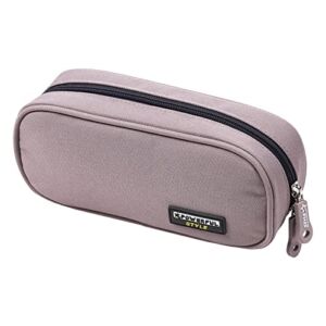 Large capacity multi-compartment simple Korean style multi-layer canvas Pencil Case High School student pupils’ pencil box student office supplies
