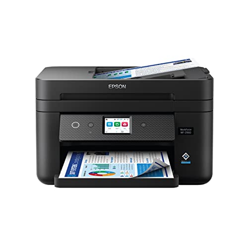 Epson Workforce WF-2960 Wireless All-in-One Printer with Scan, Copy, Fax, Auto Document Feeder, Automatic 2-Sided Printing, 2.4″ Touchscreen Display, 150-Sheet Paper Tray and Ethernet | The Storepaperoomates Retail Market - Fast Affordable Shopping
