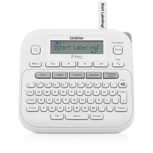 Brother P-Touch PTD220 Home / Office Everyday Label Maker | Prints TZe Label Tapes up to ~1/2 inch