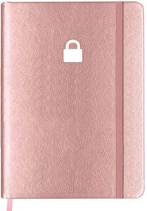 Getvow Password Book with Alphabetical Tabs – 5″ x 7″ Internet Password Keeper Book, Password Notebook for Office or Home, Rose