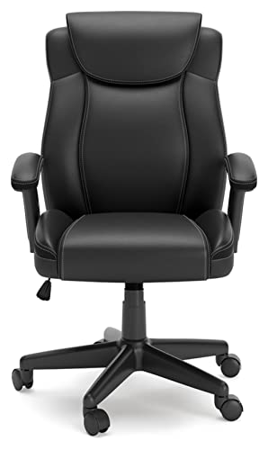 Signature Design by Ashley Corbindale Eclectic Home Office Swivel Desk Chair, Black | The Storepaperoomates Retail Market - Fast Affordable Shopping