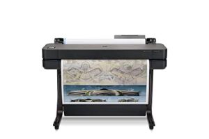 HP DesignJet T630 (T600 Series) Large Format Wireless Plotter Printer – 36″, with Auto Sheet Feeder, Media Bin & Stand (5HB11A)