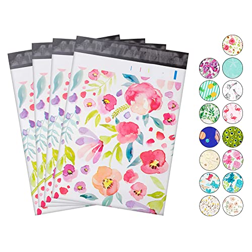 100PCS Large Poly Mailers, 10X13 Inch Shipping Bags, Fashion Shipping Envelopes, Plastic Packaging Bags, Self-Seal Polymailers, Mailers Poly Bags, Mailing Bags for Small Business, Clothing – Floral | The Storepaperoomates Retail Market - Fast Affordable Shopping