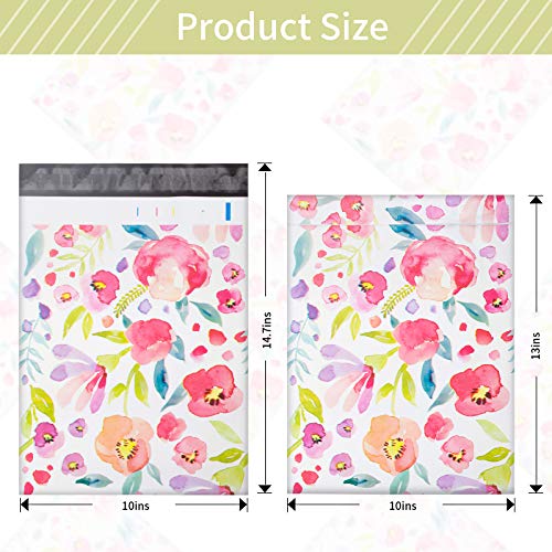 100PCS Large Poly Mailers, 10X13 Inch Shipping Bags, Fashion Shipping Envelopes, Plastic Packaging Bags, Self-Seal Polymailers, Mailers Poly Bags, Mailing Bags for Small Business, Clothing – Floral | The Storepaperoomates Retail Market - Fast Affordable Shopping