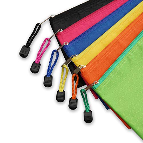 LABUK Pencil Pouch 6 Pack Pencil Bags Small Zipper Pouches Bulk Waterproof Pencil Case for School Office Supplies Travel Cosmetics Accessories Stationery 6 Color | The Storepaperoomates Retail Market - Fast Affordable Shopping