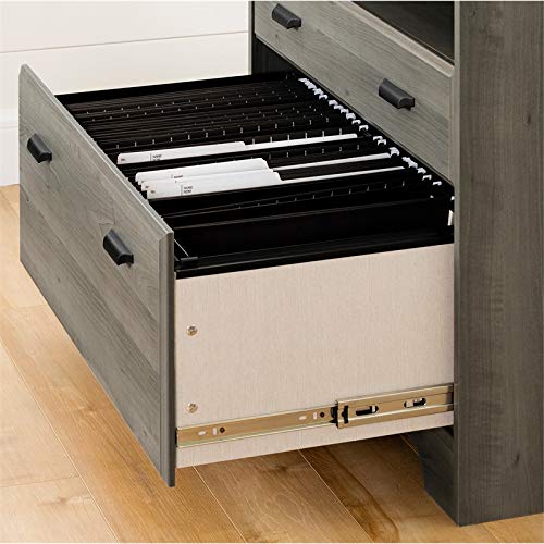 South Shore Versa 2-Drawer File Cabinet, Gray Maple | The Storepaperoomates Retail Market - Fast Affordable Shopping